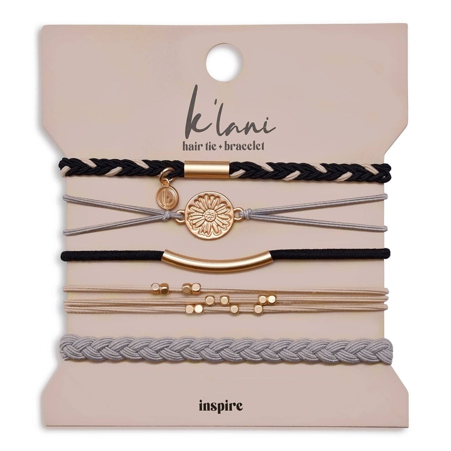 K'Lani Hair Tie Bracelets - Inspire - Large