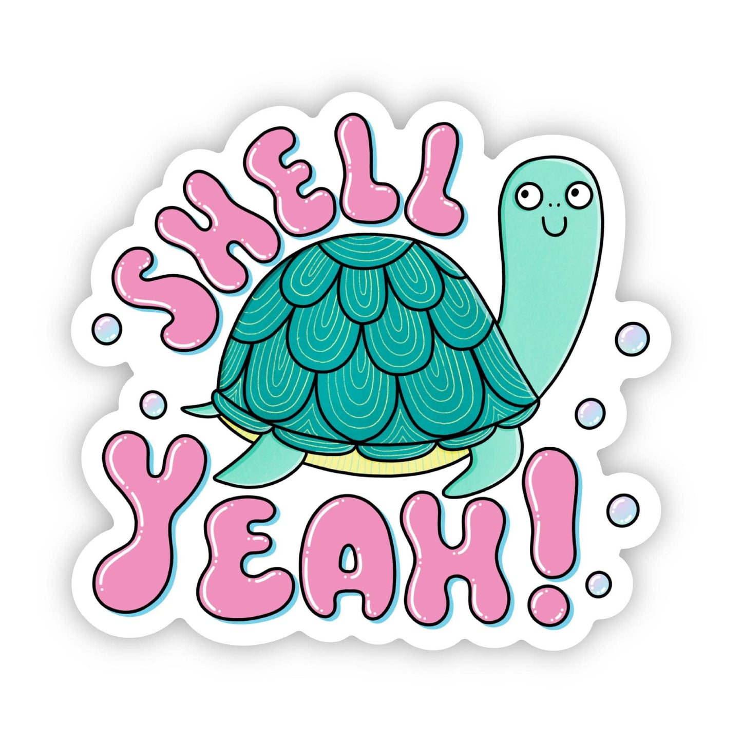 Big Moods - "Shell yeah" turtle sticker