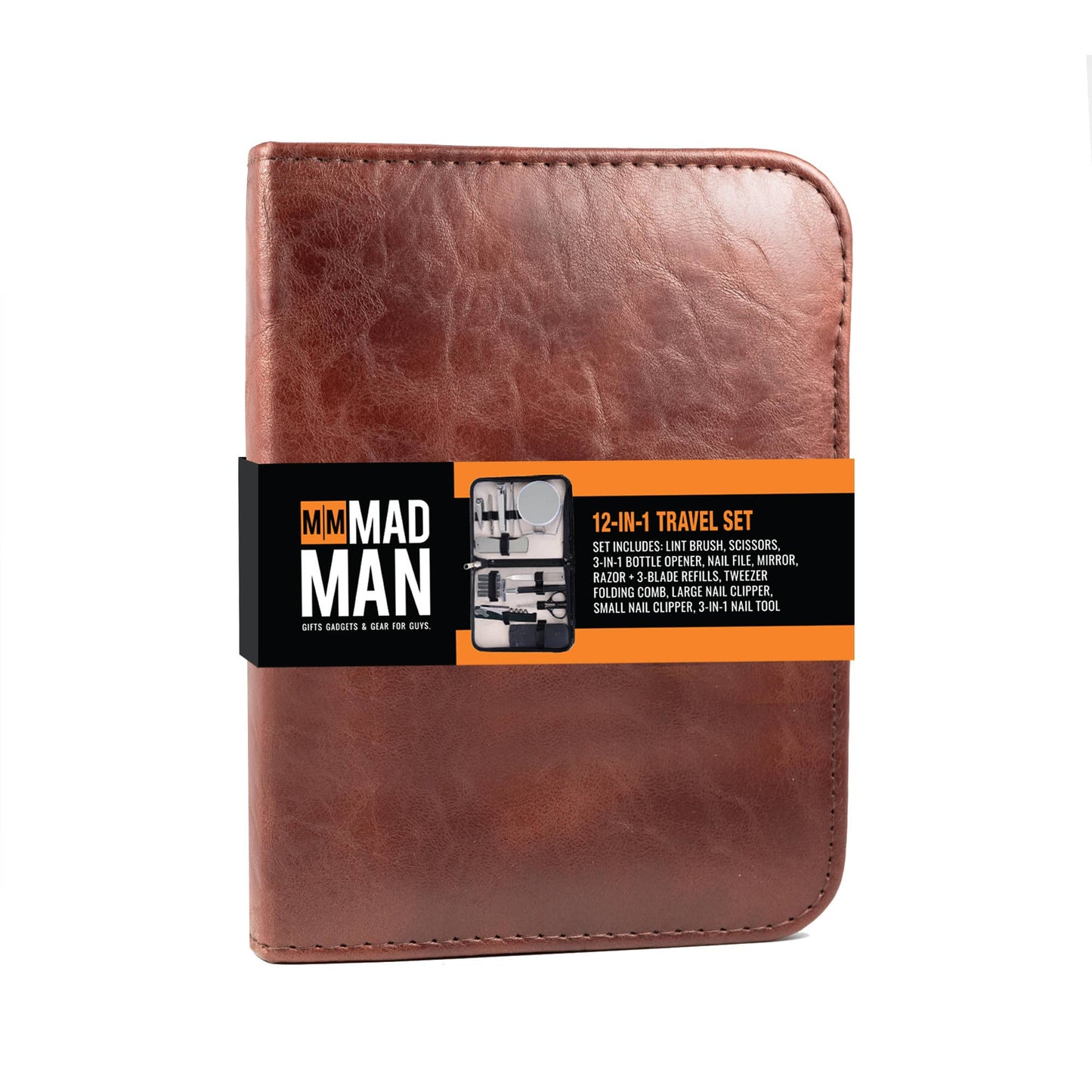 Mad Man - Mr. On the Move Grooming Kit: Brown