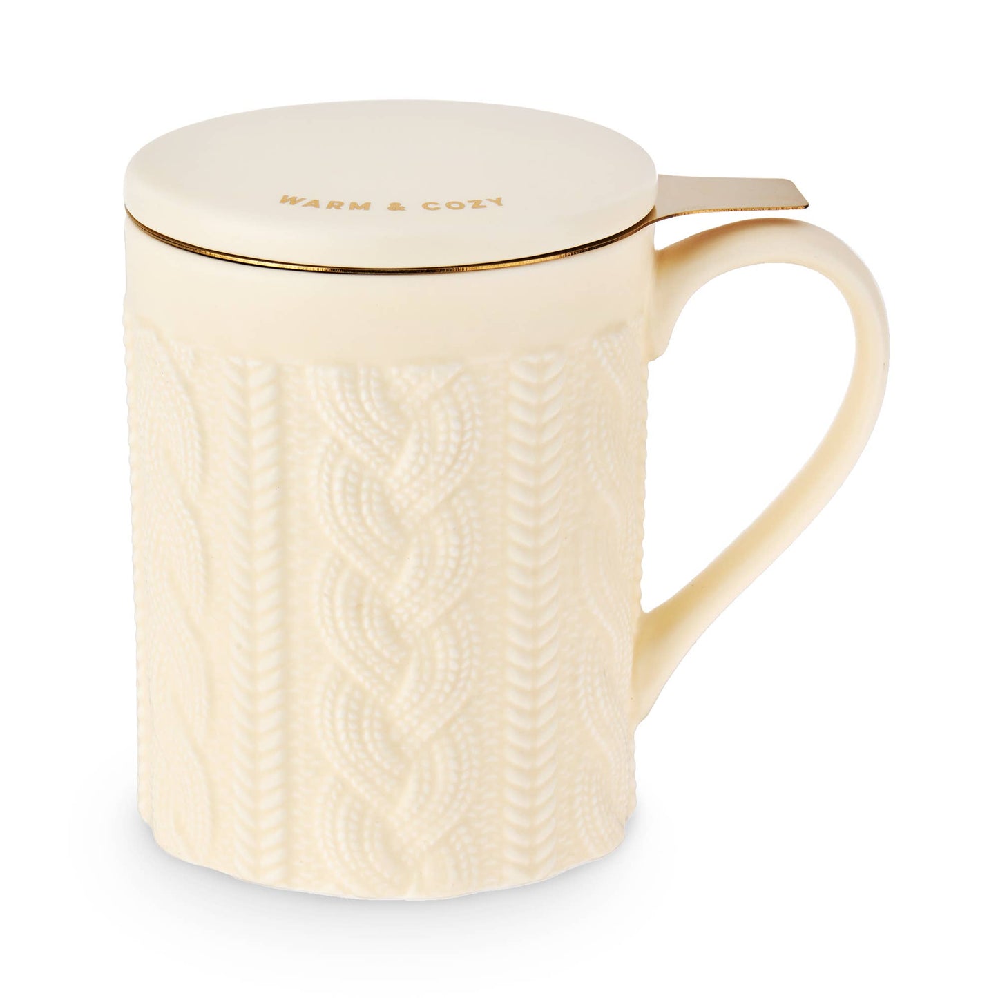 Pinky Up - Annette™ Knit Ceramic Tea Mug & Infuser by Pinky Up®