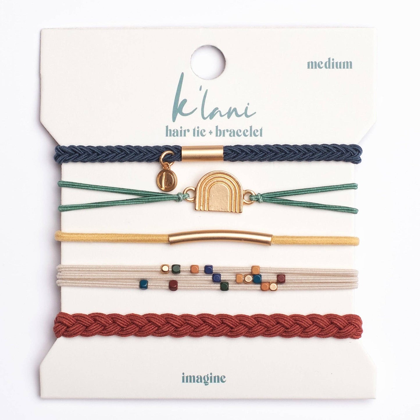 K'Lani hair tie bracelets - Imagine: Large